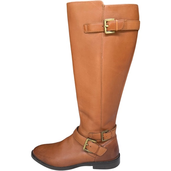 Sam Edelman Shoes - Sam Edelman Moore Brown Leather Riding Boots Size 8